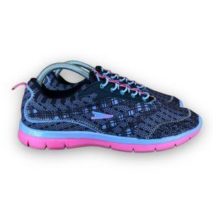 Catapult Sundry Iwy Running Shoes 5614 Low Top Slip On Black Pink Women 8.5